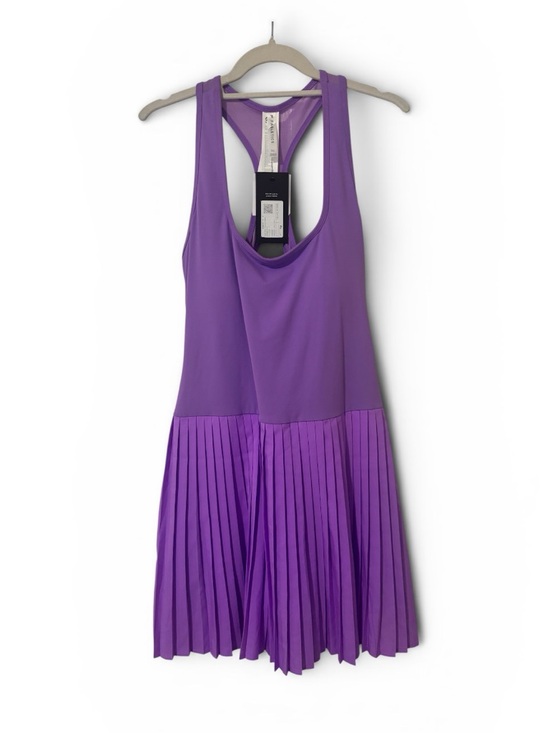Fabletics Dresses & Skirts - Fabletics XL Purple Hot Shot Pleated Dress Ultra Mini NWT